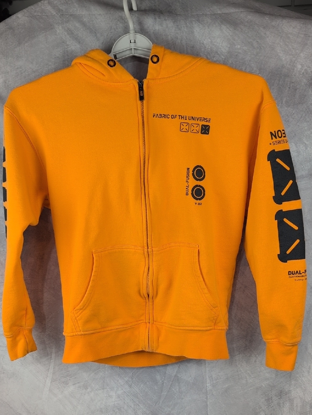 Fabric of the Universe | 2050 Cyber-Tech Zip Hoodie Size M